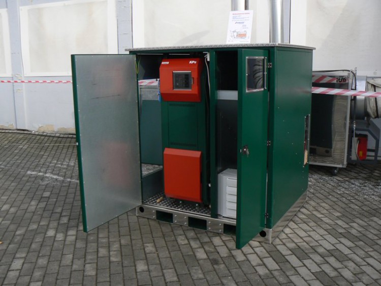 Mini-container boiler room