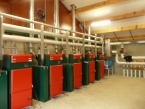 Cascade boiler room